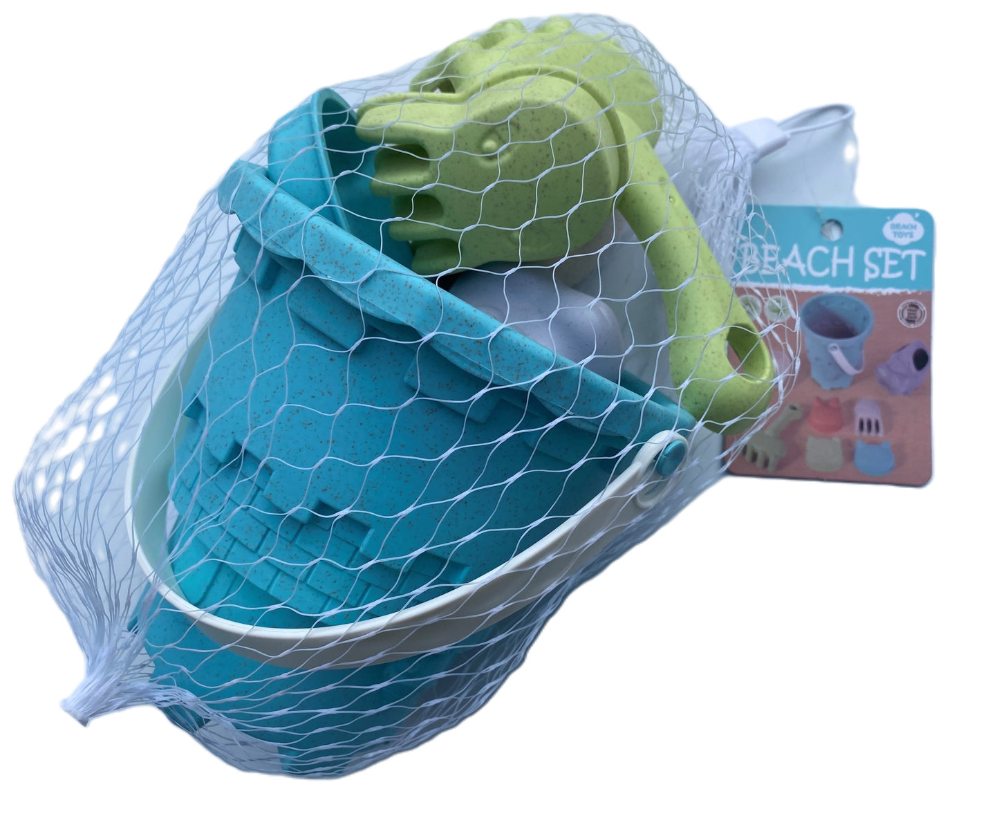 Beach Toys Sandspielzeug mit Eimer 8-teilig, Beach Set Bucket (G)