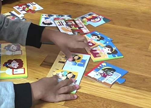 Adventerra Games, Ecologic Puzzle Don't waste water, Duo Puzzle, Children from 2 years, Montessori educational games, Ecological games