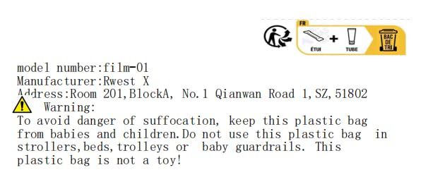 Rwest X Window Film Self-Adhesive Opaque Privacy Film Window Frosted Glass Film Static Window Films Anti-UV Film For Home Bathroom or Office