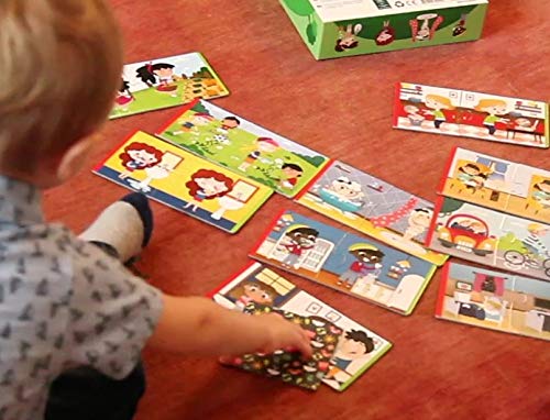 Adventerra Games, Ecologic Puzzle Don't waste water, Duo Puzzle, Children from 2 years, Montessori educational games, Ecological games