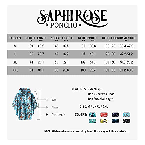 Kids Rain Poncho Reusable Boys/Girls Lightweight Waterproof Raincoat