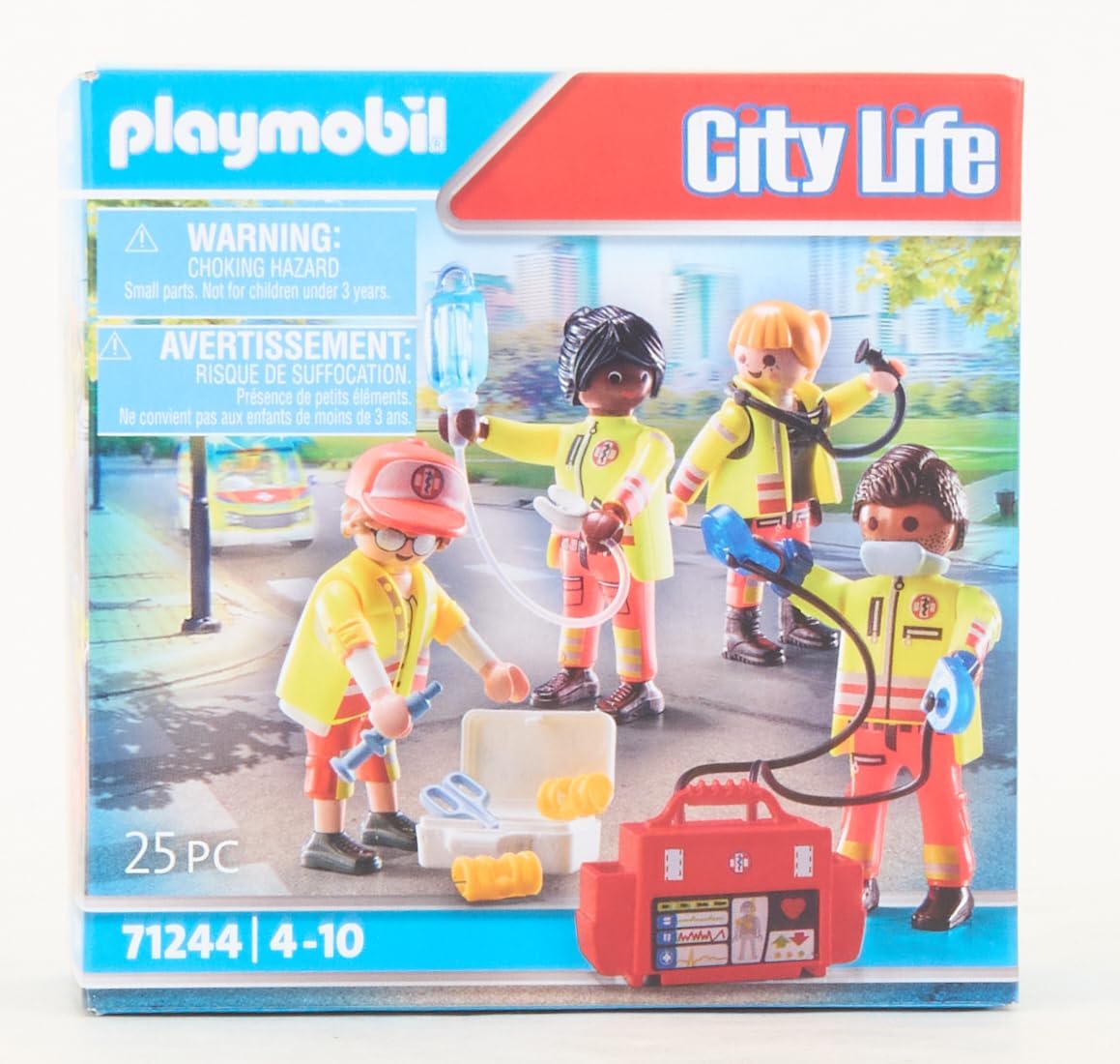 PLAYMOBIL City Life 71244 Rescue Team, Toy for Children from 4 Years