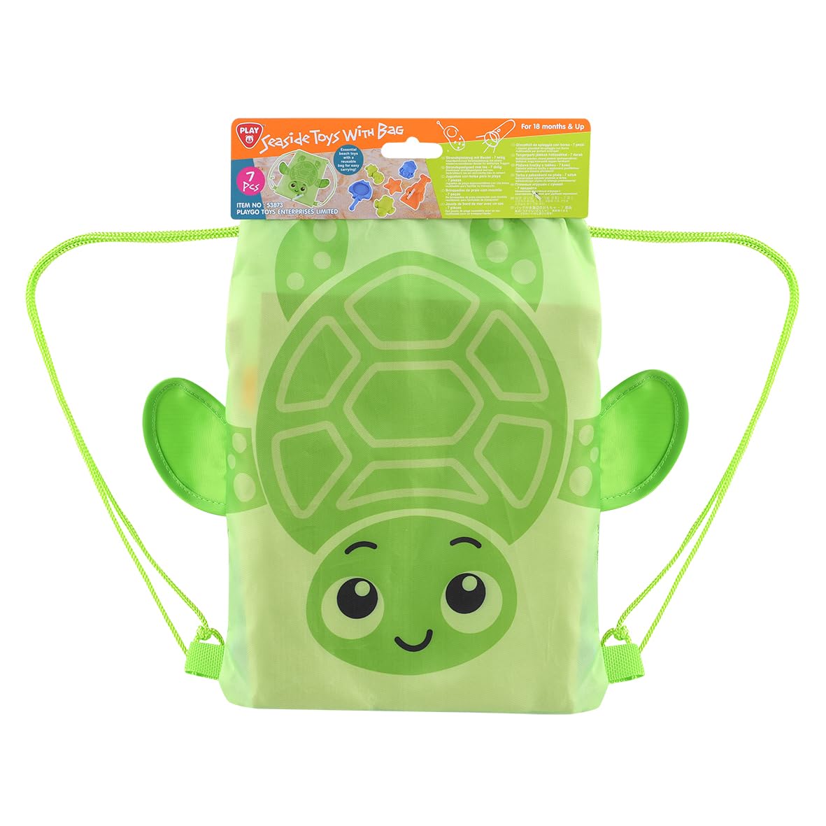 PlayGo Sand Toys with Bag, Beach Toys Set for Children/Beach Toys Seaside Toys with Bag (Pink)
