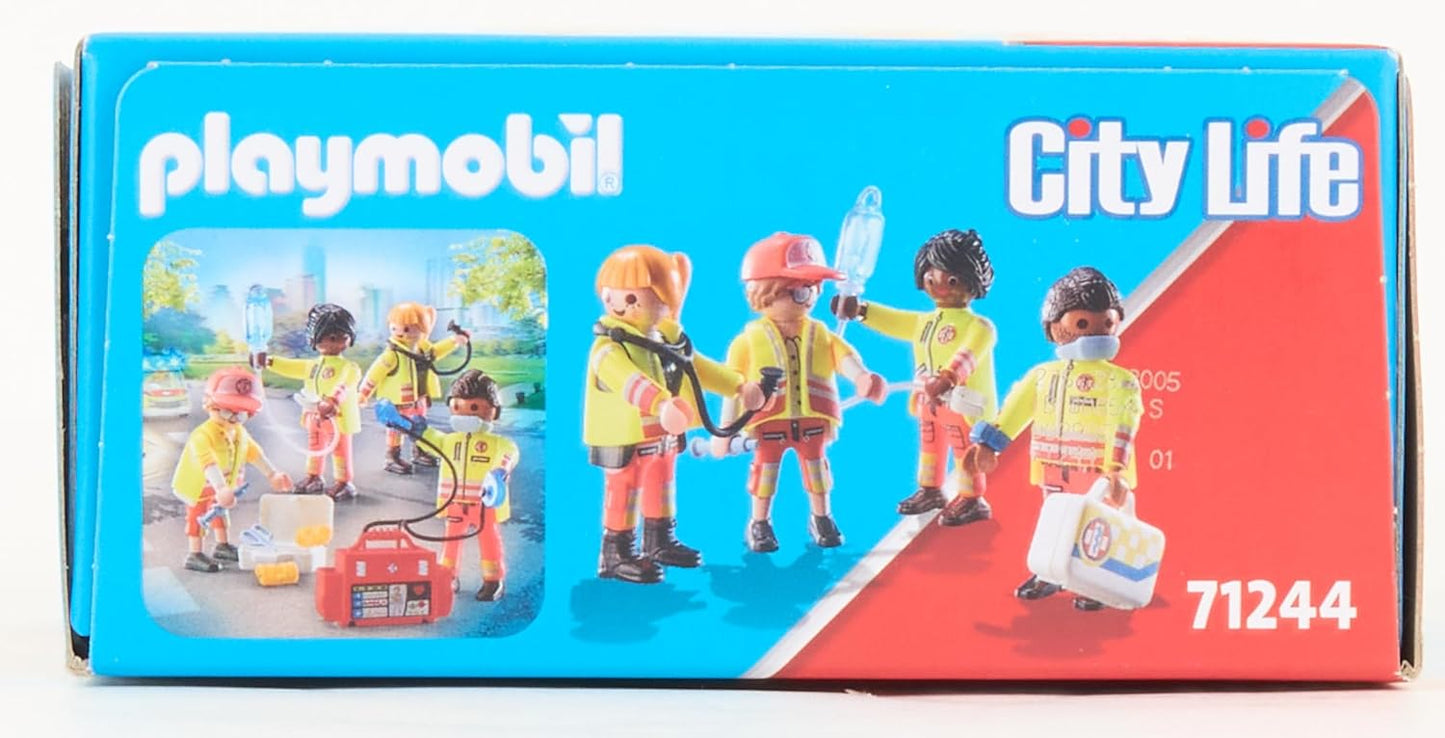 PLAYMOBIL City Life 71244 Rescue Team, Toy for Children from 4 Years