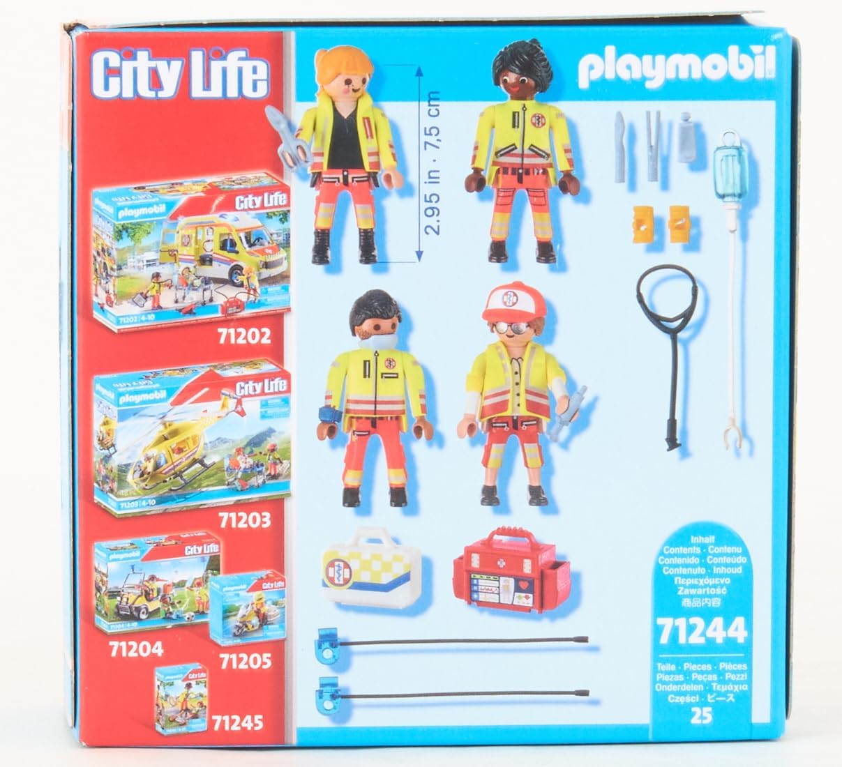 PLAYMOBIL City Life 71244 Rescue Team, Toy for Children from 4 Years