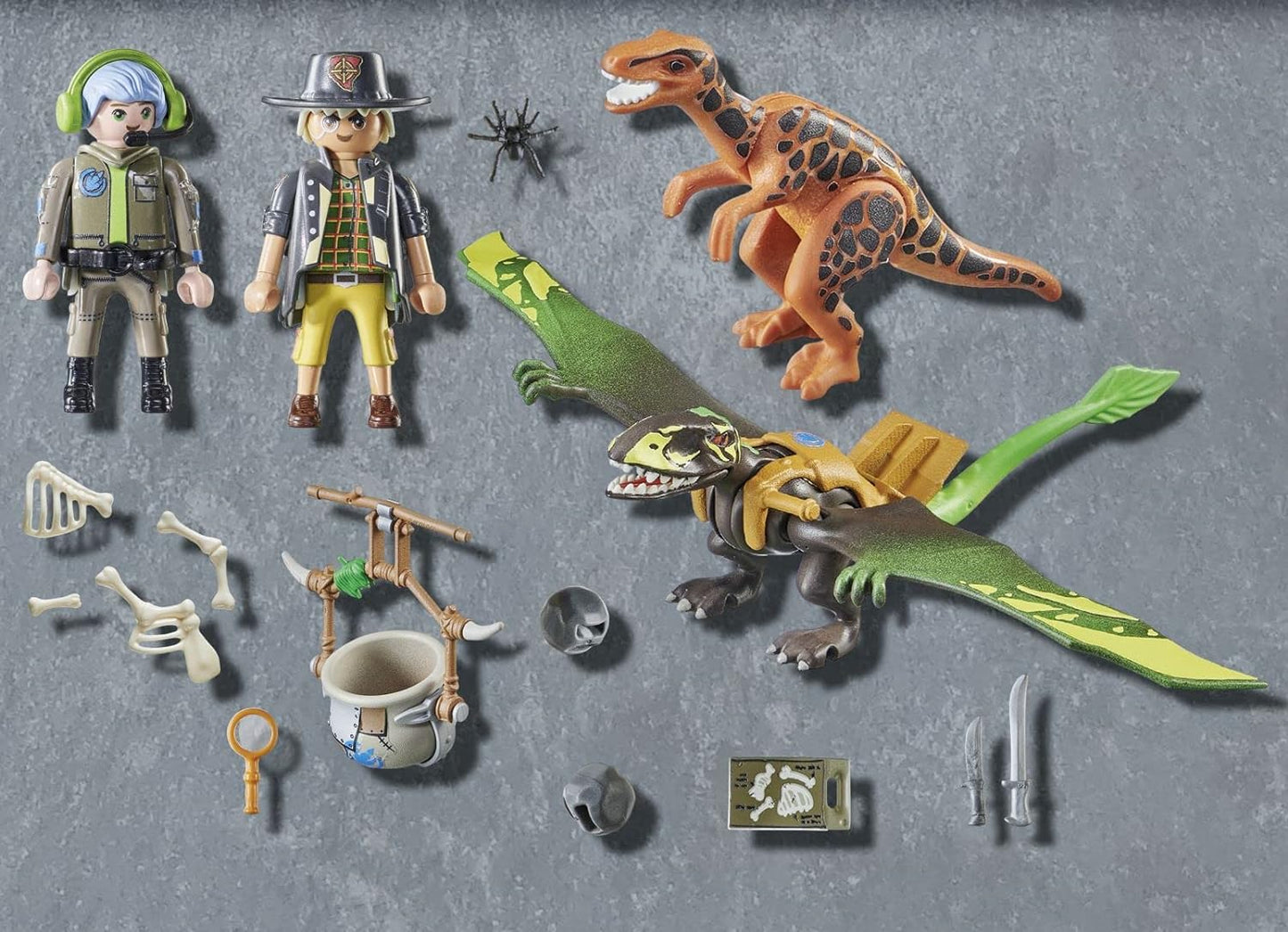 PLAYMOBIL Dino Rise 71263 Dimorphodon, Dinosaur Removable Armour with Standing Seat, Pterosaur with Large Drop Mechanism, Toy for Children from 5 Years