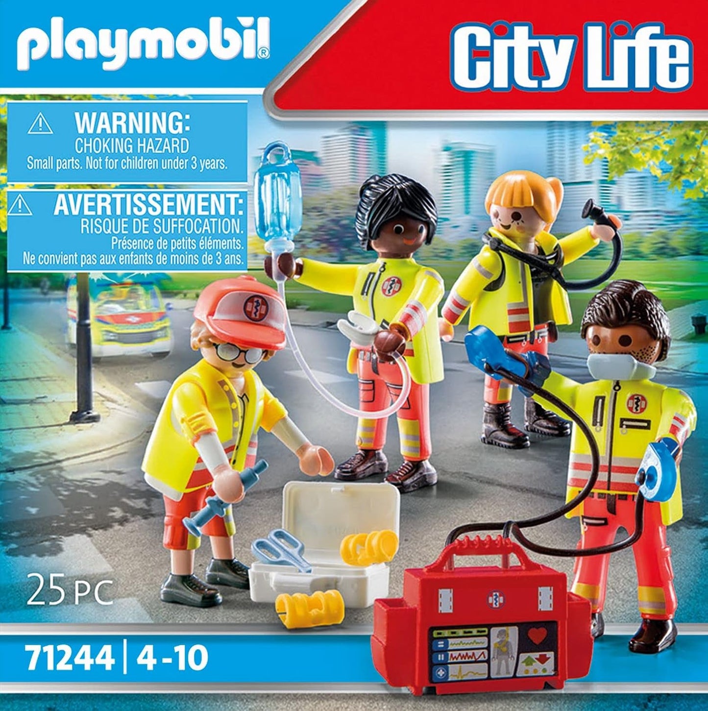 PLAYMOBIL City Life 71244 Rescue Team, Toy for Children from 4 Years