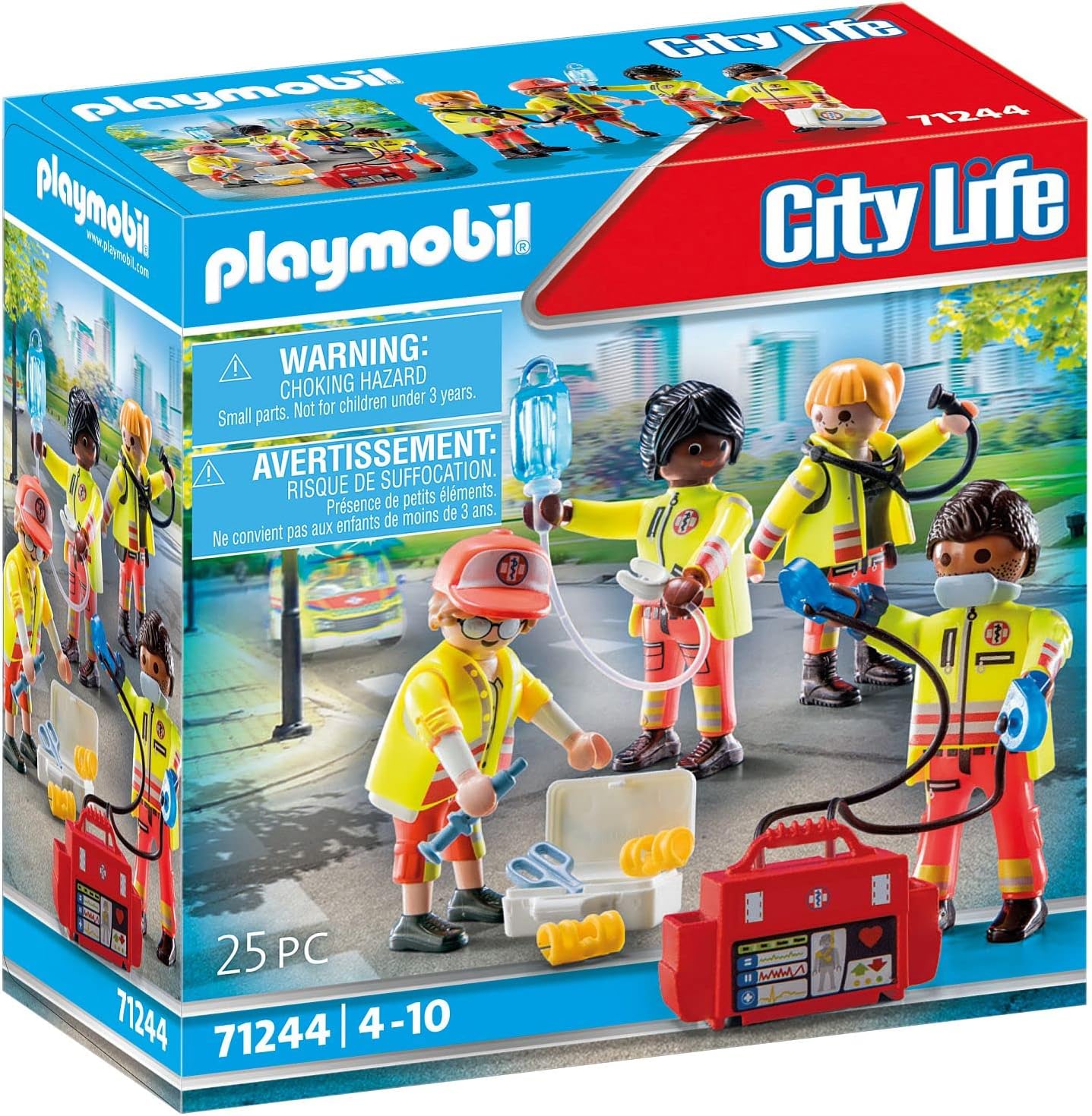 PLAYMOBIL City Life 71244 Rescue Team, Toy for Children from 4 Years