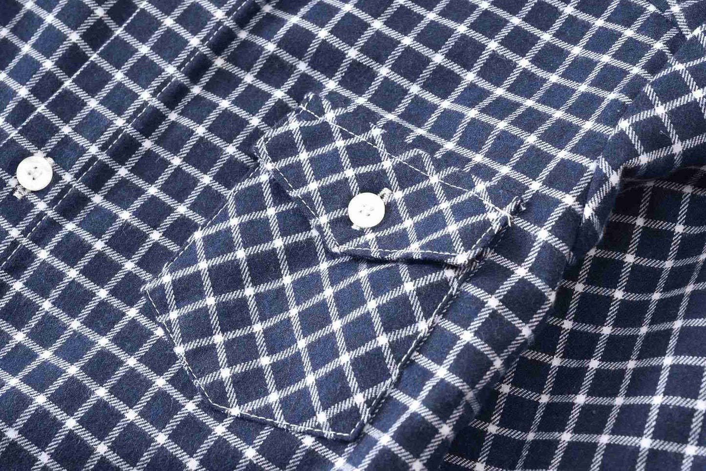 BIENZOE Jungen Warmer Flanell-Knopf Unten Langarmshirts Hemd