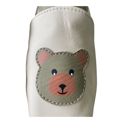 Soft Children's Leather Shoes with Soft Suede Soles