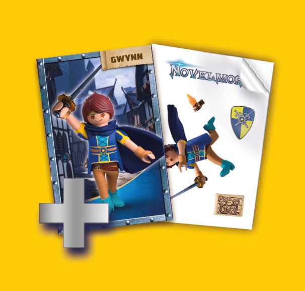 PLAYMOBIL Novelmore 71303 Novelmore Gwynn avec équipement de combat, à partir de 4 ans 