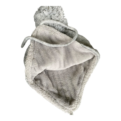 Baby Beanie Strickmütze / Herbst Wintermütze / Süße Mütze mit Ohrenklappen und Bändern