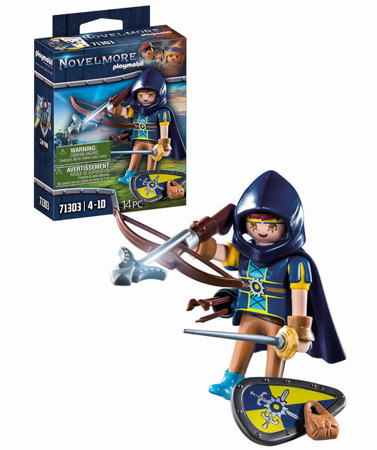 PLAYMOBIL Novelmore 71303 Novelmore Gwynn avec équipement de combat, à partir de 4 ans 