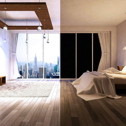 Rwest X Window Film Self-Adhesive Opaque Privacy Film Window Frosted Glass Film Static Window Films Anti-UV Film For Home Bathroom or Office