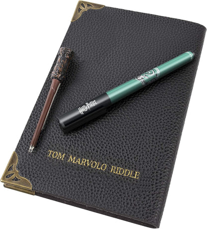 Harry Potter Tom Riddle's Diary Notebook, House Slytherin Pen, & UV Magic Wand | Official Wizarding World - Harry Potter merchandise, toys and collectibles