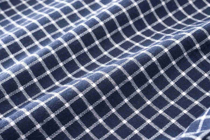 BIENZOE Jungen Warmer Flanell-Knopf Unten Langarmshirts Hemd